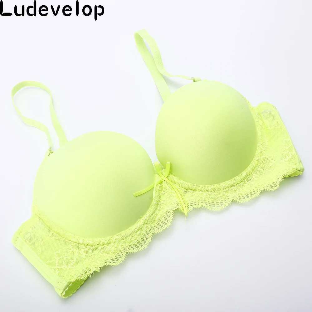 Ludevelop Women Sexy Bras,Plus Size Soutien Gorge lace bralette girls fashion bra,push up bra or women Black White Underwear