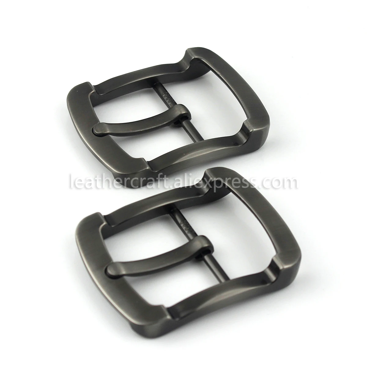 1pcs Metal Brushed Belt Buckle Men Center Bar Single Pin Buckle Fit for 37-39mm Belt Leather Craft Accessory