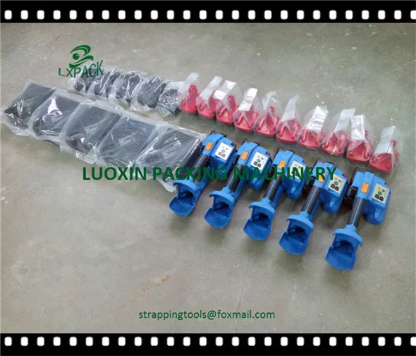 Herramienta de mano de flejado alimentada por batería DD160, combinación de tensor/sellador sin mar, soldadura de fricción de flejado de plástico, precio más bajo