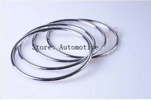 ABS Plastic chromed! Door speaker ring frame cover 4pcs For ford  Escape 2013 2014 2015