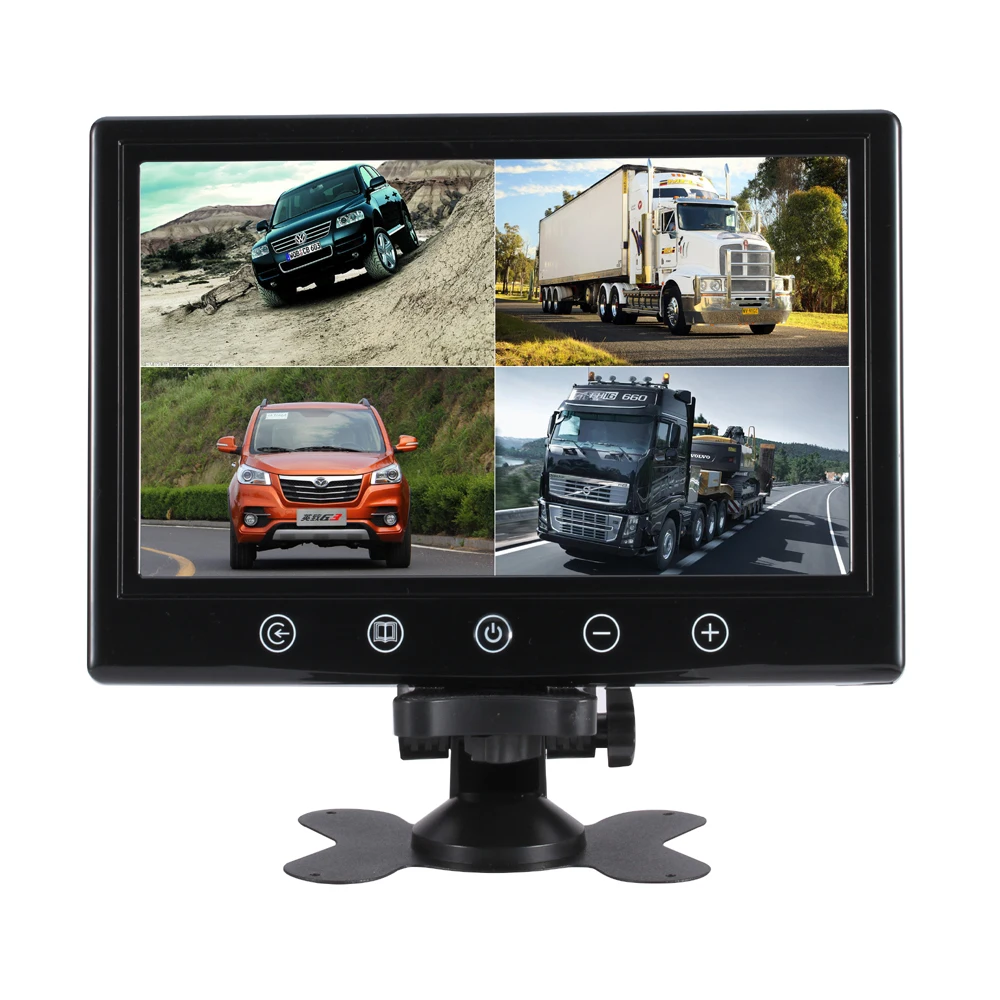 

9.2 Inch QUAD Display screen CCTV TFT-LED Monitor with Metal Shell & 4BNC/VGA for PC & Multimedia & Donitor Display & Microscope