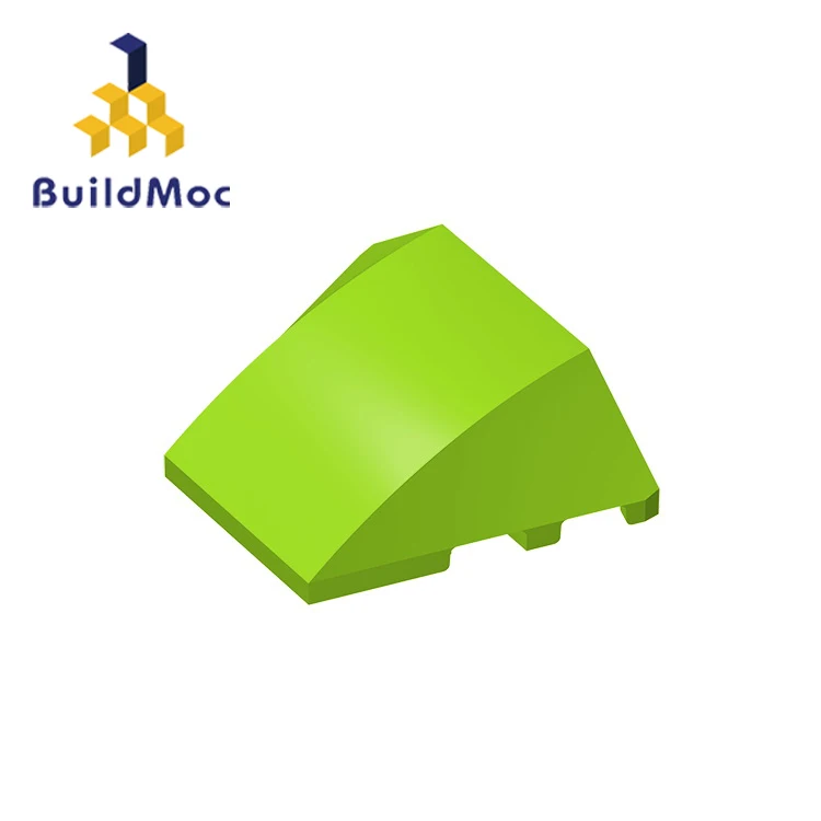 BuildMOC-أجزاء مكعبات البناء ، أجزاء مكعبات البناء 64225 4x3 ، شعار DIY التربوي