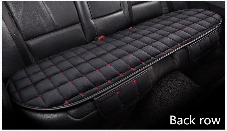 Car Seat Cover Winter Warm Velvet Seat Cushion Universal Front Rear Back Chair Seat Pad For Audi A3 A4 A5 A6 A7 Series Q3 Q5 Q7