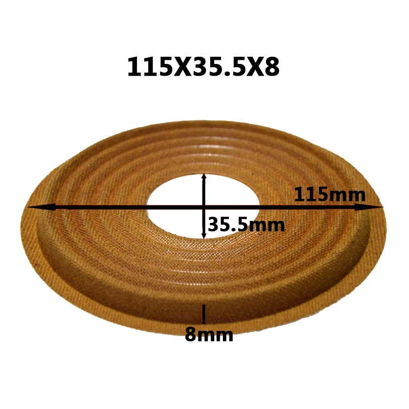2 قطعة 113x25.5/115x25.5/115x35.5 مللي متر مرونة موجة مكبر الصوت مضخم صوت مكبر الصوت الجهير رئيس إصلاح العنكبوت المثبط