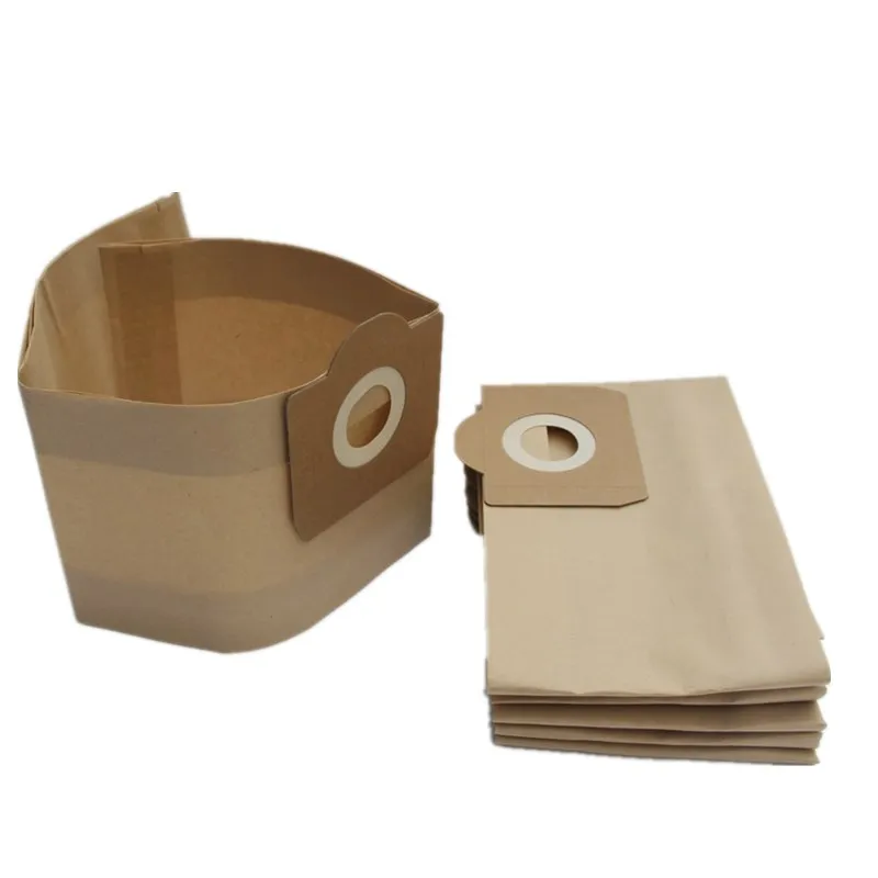 5 * مكنسة كهربائية أكياس كيس لجميع الغبار ورق فلتر حقيبة ل كارشر A2204 A2656 WD3200 WD3300 ل روينتا RB88 RU100 RU101