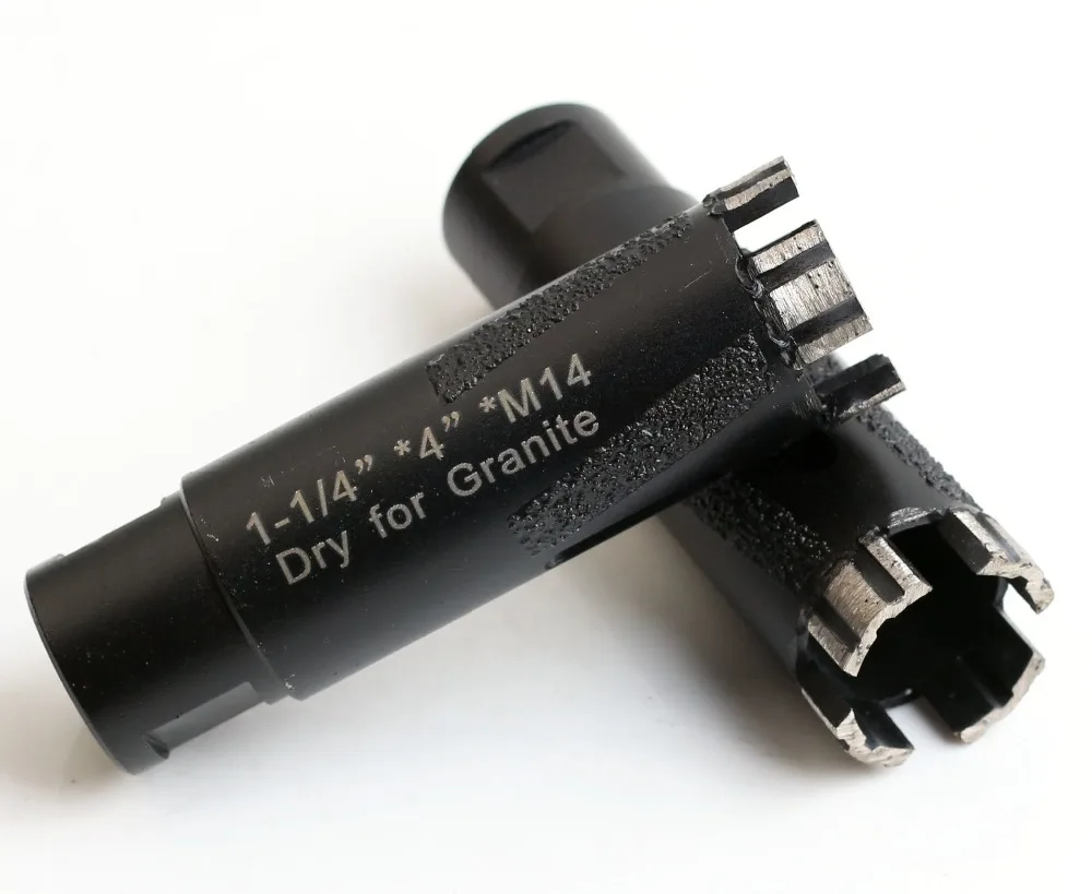 Imagem -04 - Carton M14 Arbor D32 mm D35 mm Diamante Seco Molhado Núcleo da Broca para a Perfuração de Pedra pc