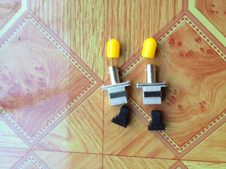 ST ฝุ่นสําหรับ ST อะแดปเตอร์ออปติคอล Coupler สีเหลืองสีดําสีแดงสี ftth fibra optica ftth Connector โรงงาน ELINK 1000PCS