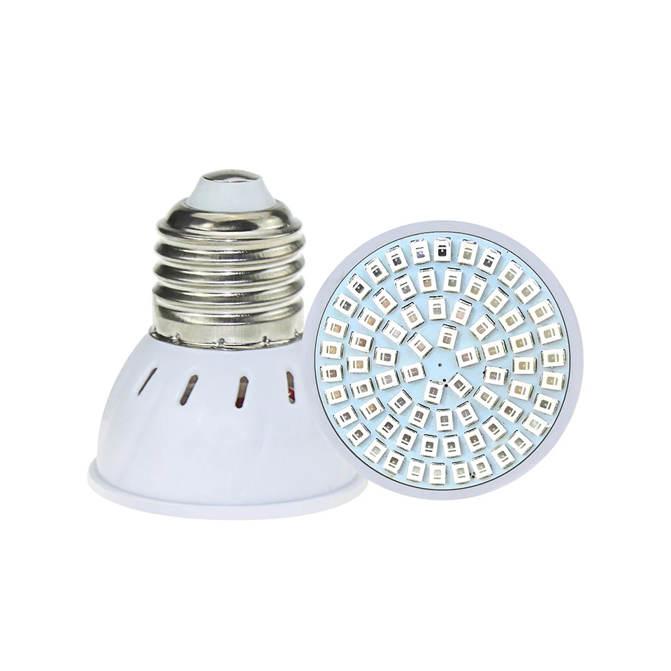 Luz LED de espectro completo para cultivo de plantas de interior, lámpara Phyto de 36, 54, 72Led, E27, GU10, MR16, 220V, E27, más nueva