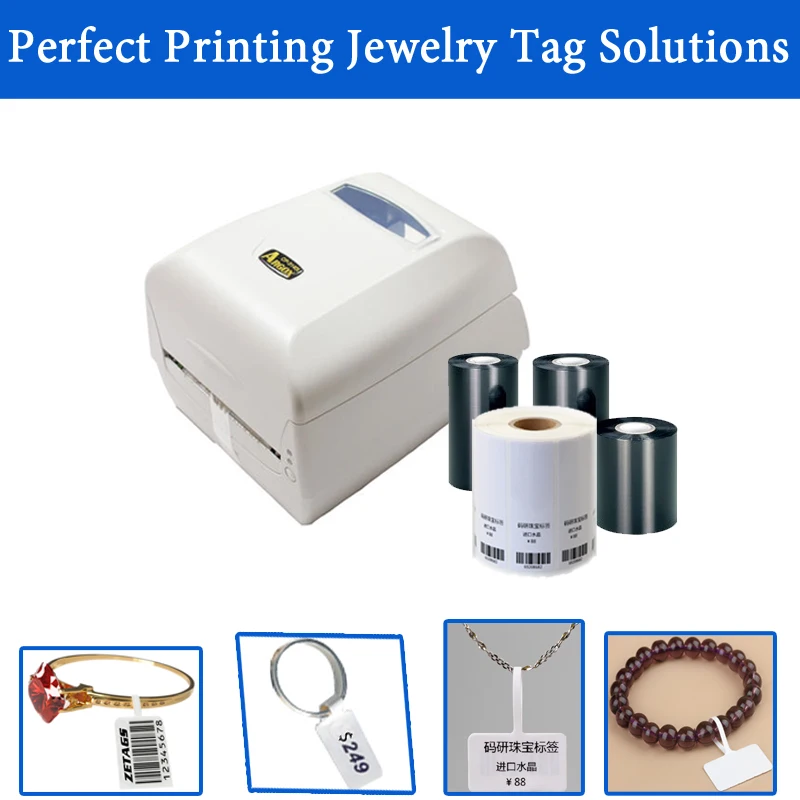 

Jewelry Tag printing solution Label Bar code Printer Package with printing templates