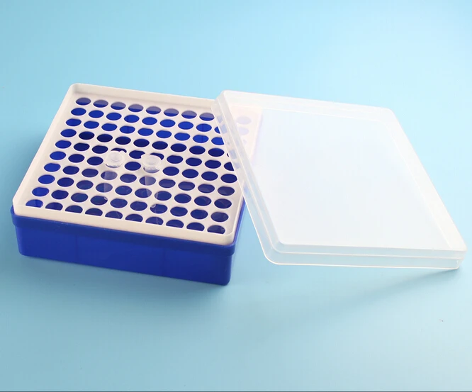 1,5 ml Kunststoff Micro Zentrifuge Rohr Stehen Halter Box 100 Position Lab Kreisel Socketstube box.