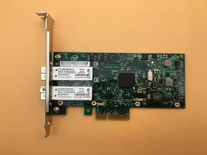 1 جيجابايت في الثانية 2-ميناء LC الألياف PCI-اكسبرس X4 جيجابت إيثرنت خادم محول NIC I350-F2 شحن مجاني