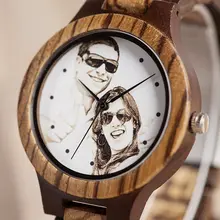 Custom Wooden Photo Men’s Wristwatch #3