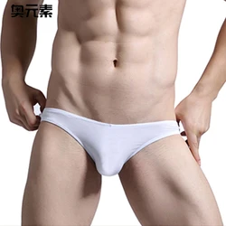 Slips sexy taille basse pour hommes, sous-vêtements respirants de style mince modal, tailles L XL 2XL 3XL 4XL, 6 couleurs, haute qualité