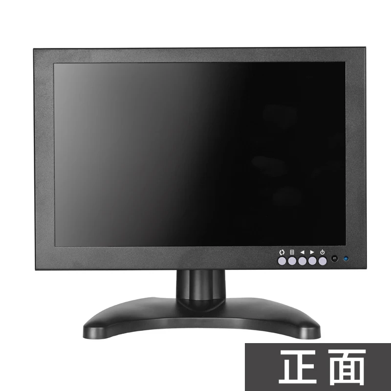 10 Inch IPS 1280*800 CCTV Monitor with Metal Shell and HDMI VGA AV BNC Connector for PC Multimedia Monitor Display Microscope