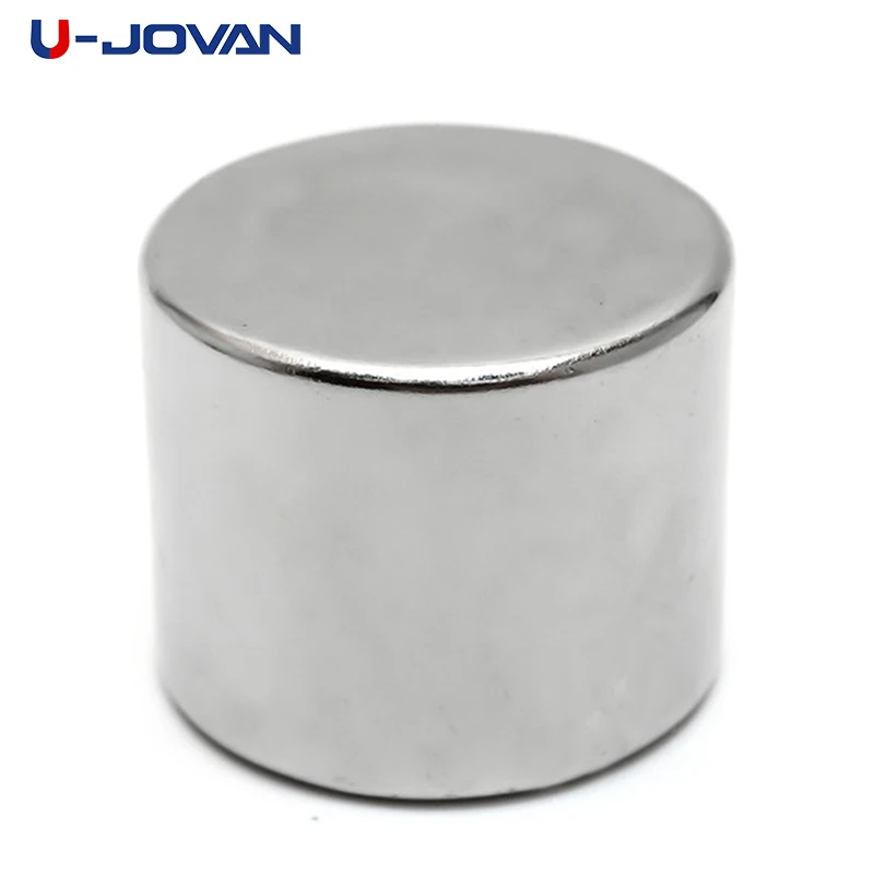 

U-JOVAN 1/2pcs 25 x 20mm Strong Round Neodymium Magnets N35 Powerful Rare Earth Magnet 25*20mm for Magnetic Label Office Storage