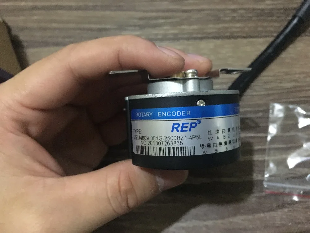 Incremental optical rotary encoder Rip encoder ZZU4809-001G-2500BZ1-4P5L  DC5V