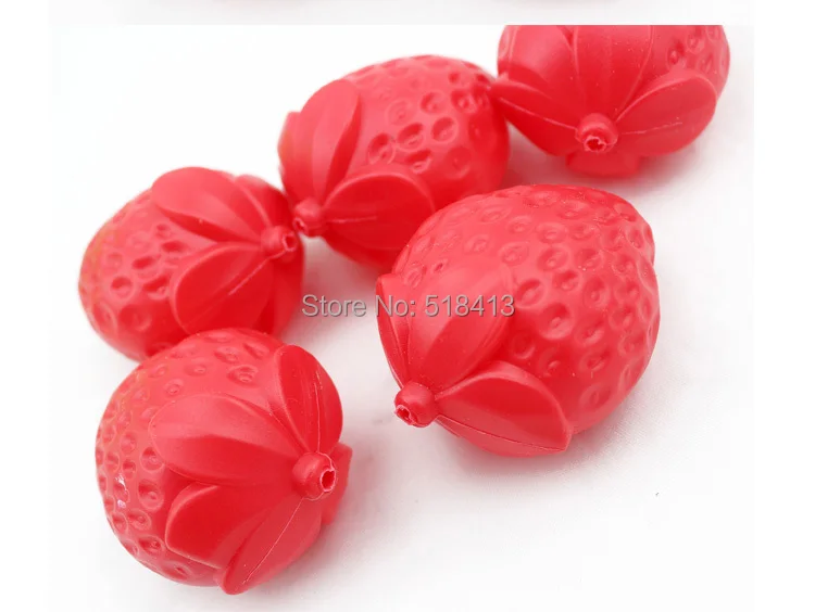 Ordinary Small Packet Plus Simulation Food Model For Chinese Strawberry Red Berries Props Unisex Finished Goods