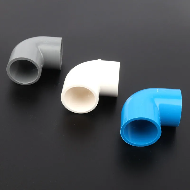 

20~90mm PVC Elbow Pipe Joints Aquarium Fish Tank DIY Tools Tap Pipe Adapter Joint Irrigation System Garden Water Connectors