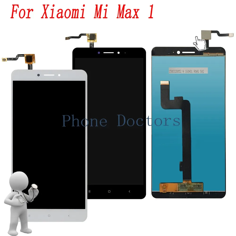 

6.4 inch Full LCD DIsplay + Touch Screen Digitizer Glass Assembly For Xiaomi Mi Max Dual SIM 2016001 2016002