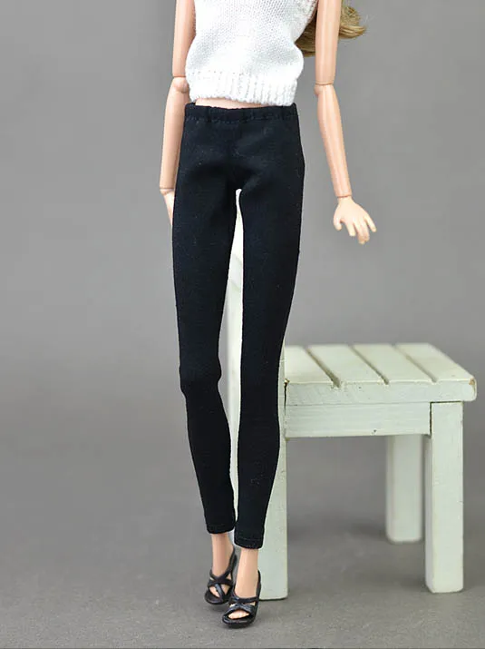 High Quality Elastic Bottoms Trousers Long Pants For Barbie Doll Clothes Fashion Outfit Shorts For 1/6 BJD Dolls Accessories