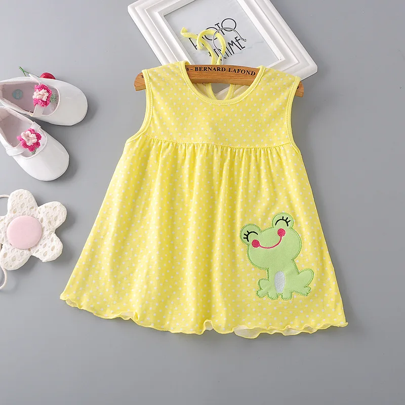 Summer Baby Dress New Girls Fashion Infantile Dresses Cotton Children\'s Clothes Flower Style Kids Clothing Princess Dress