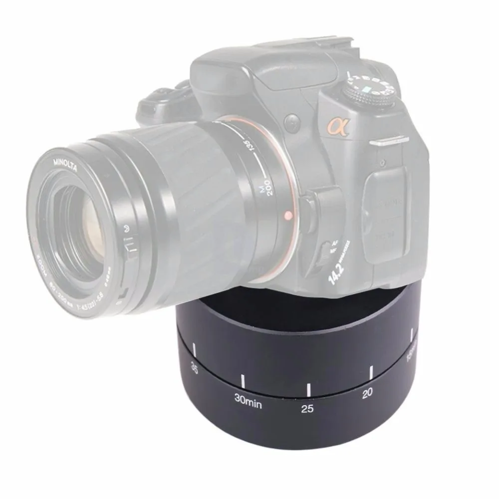 Time Lapse Schieten 60 Min 120 Min Timer Draaien Statief Vertraging Stabilizer Voor Gopro Hero Osmo Sessie SJ4000 Sjcam Xiaomi yi Camera