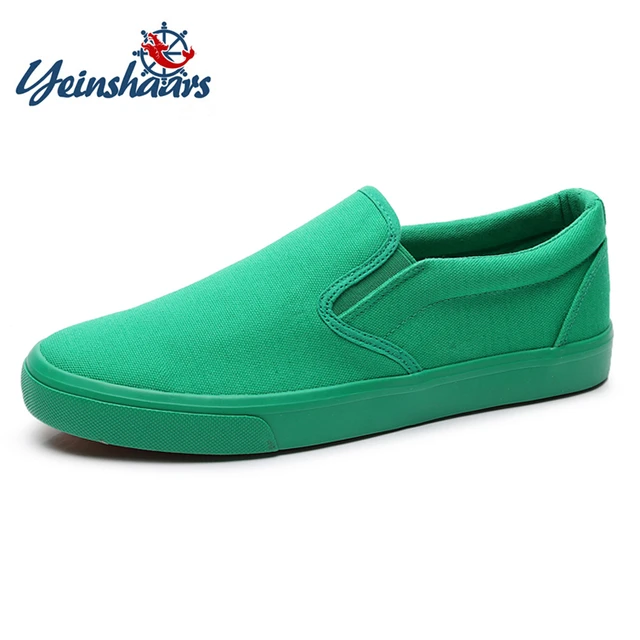 Green canvas shoes mens hotsell