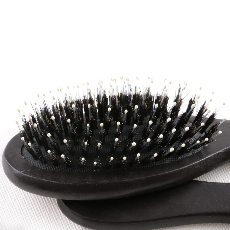 XUCHANG HARMONY 1 Piece Boar Bristle Salon Hair Brush with Wooden-handle for Hair Extension