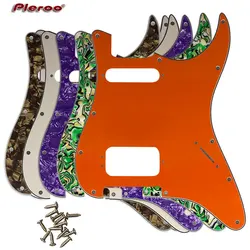 Pleroo Custom Guitar Parts - For US  72' 11 Screw Hole Standard St Deluxe Humbucker Hs Guitar Pickguard Scratch Plate