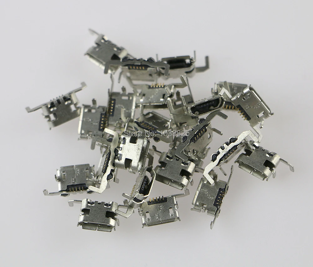Soket konektor pengisi daya USB mikro, 2 buah/lot untuk Xbox One xboxone pengontrol Gamepad