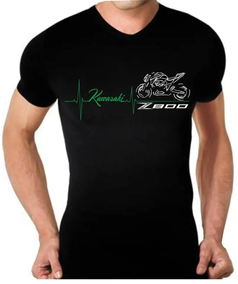 2019 New Fashion Casual Men T-shirt T-shirt for Japan Motorcycle Z800 Heart Beat Tee Shirt Z 800 T-shirt