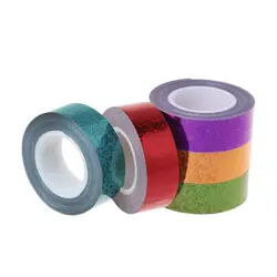 Rhythmic Gymnastics Decoration Holographic Glitter Tape Ring Artistic Stick Accessories