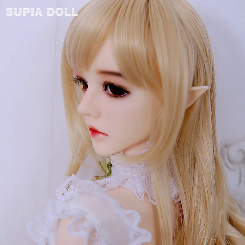 Juah Elf Ears 1/3 Resin Girl Body Toys For Girls Birthday Xmas Best Gifts Figures BJD SD Doll Supia Optional Fullset Or Nude