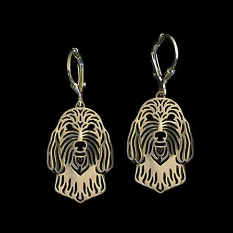 Fashion Petit Basset Griffon Vendeen Women's Metal Dog Earrings