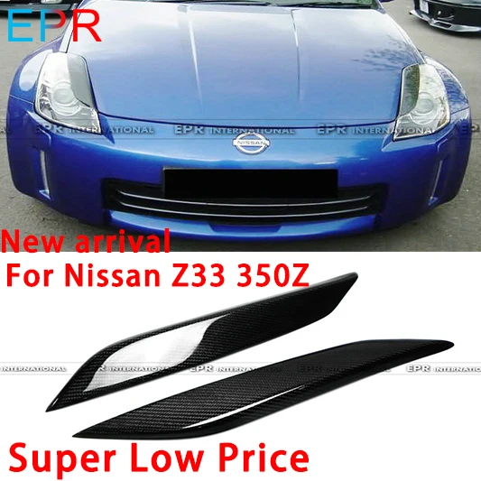 

For Nissan Z33 350Z Carbon Fiber Eyebrow Eyelid