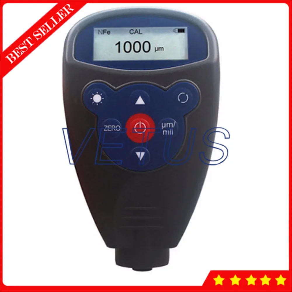 WH-82 F NF type probe Coating Thickness Tester with Magnetic Eddy Current Method Digital Meter Tester