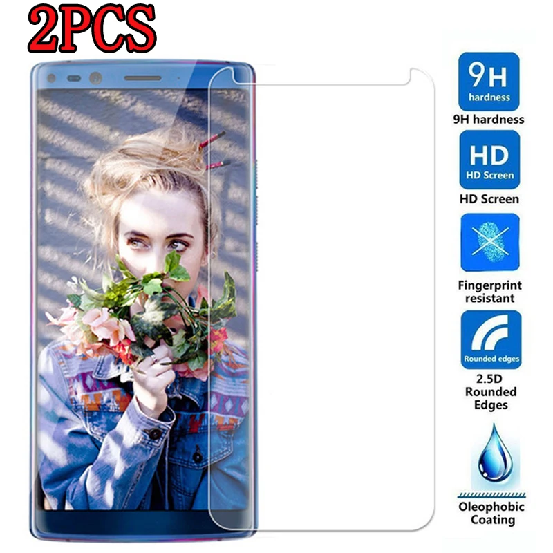 2PCS Tempered Glass For Doogee Mix 2 Protective Film 9H Screen Protector Explosion-proof For Doogee Mix 2 Mix2