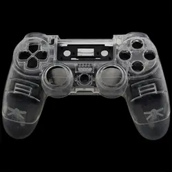 PS4 Front Back Replacement Shell Case Cover Repair for Playstation 4 PS4 Wireless V1 Controller Gamepad Clear Transparent Custom