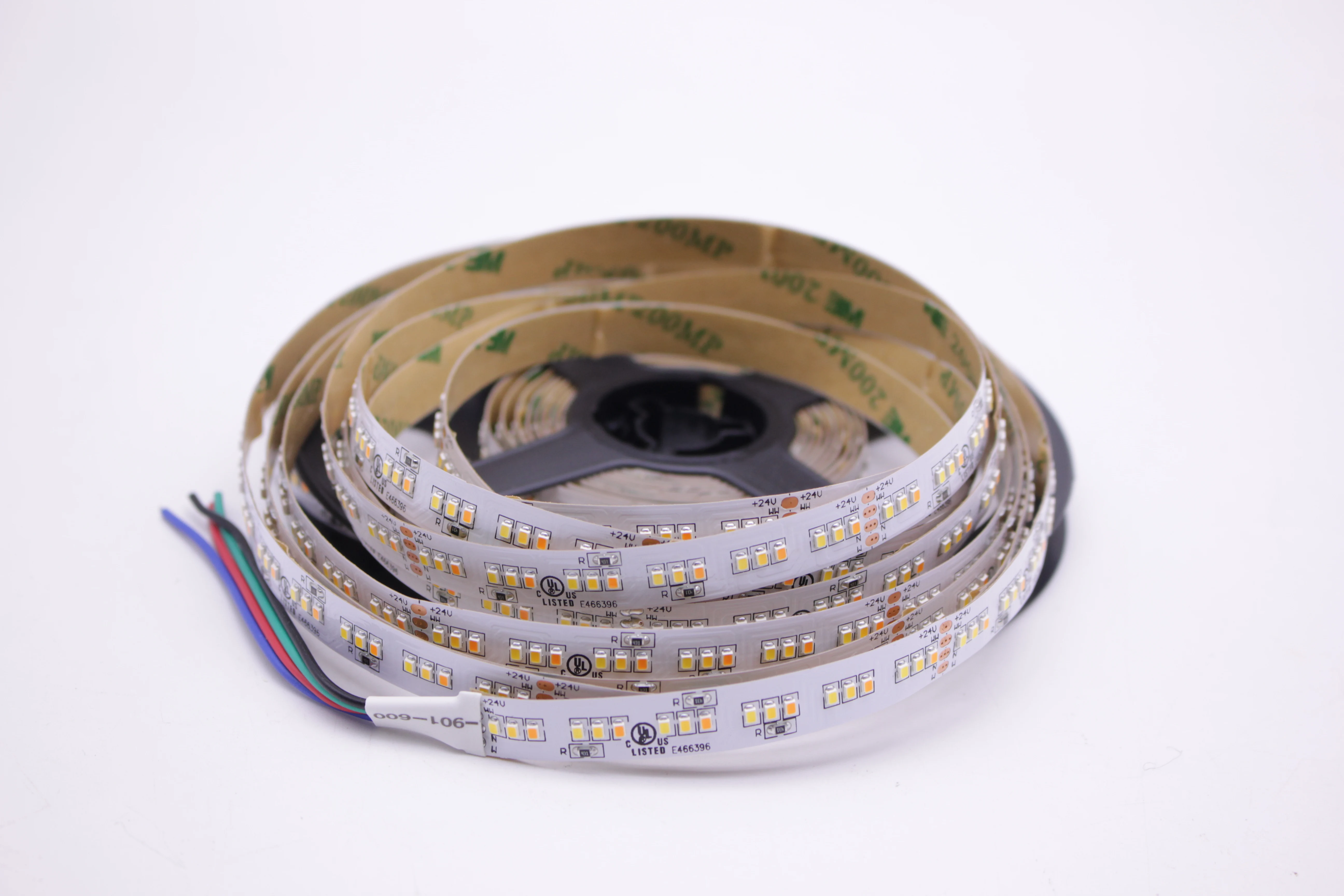 2216 CCT Tricolor LED Strip DC24V Adjustable CCT LED strip 252LedS CRI90 changing color WW NW CW Three colors 5m/roll