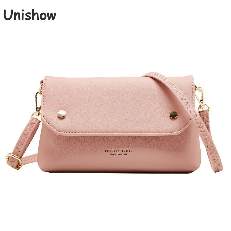 Pu Leather Women Shoulder Bags 2022 Crossbody Bags For Women Brand Designer Simple Casual Lady Messenger Bag