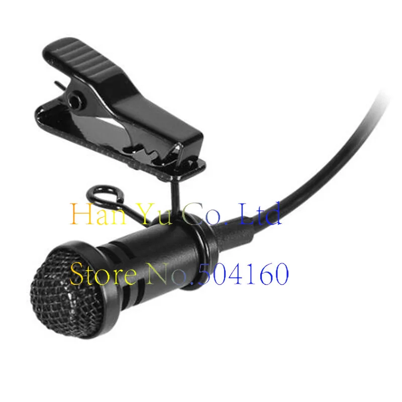 

Professional Lavalier Lapel Stereo Cardioid Condenser Microphone For Sennheiser Wireless BodyPack Transmitter 3.5 mm Lockable