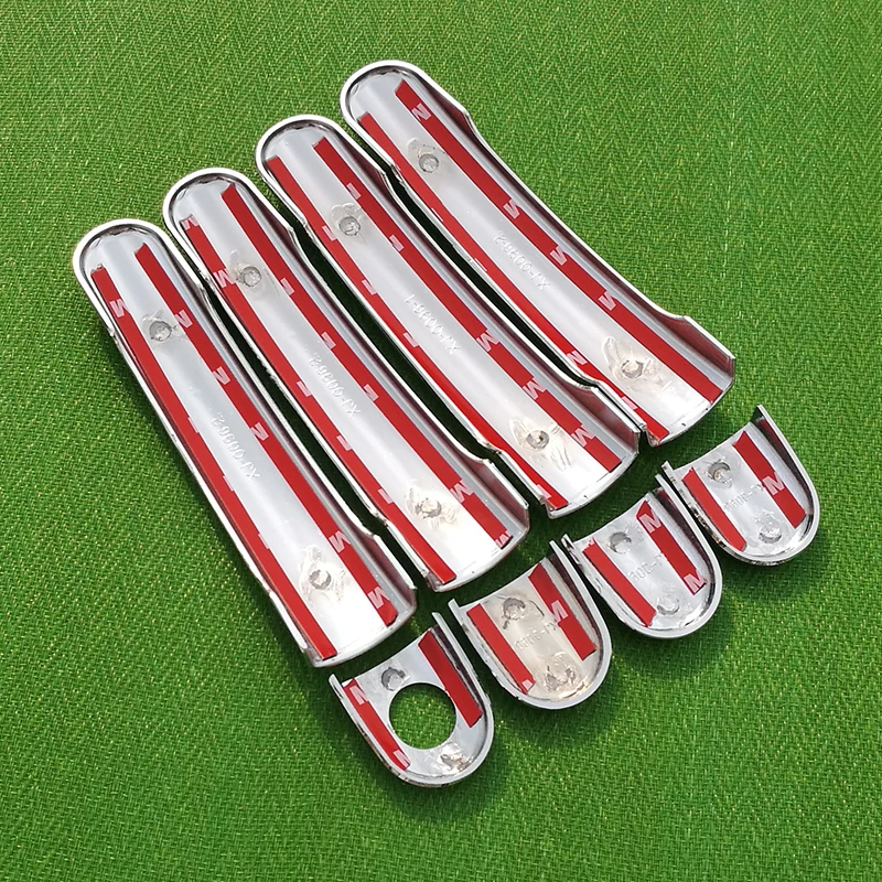 for Seat Leon MK1 1999-2004 1M Luxurious Chrome Handle Cover Trim Set 2000 2001 2002 2003 Car Accessories Stickers Car Styling