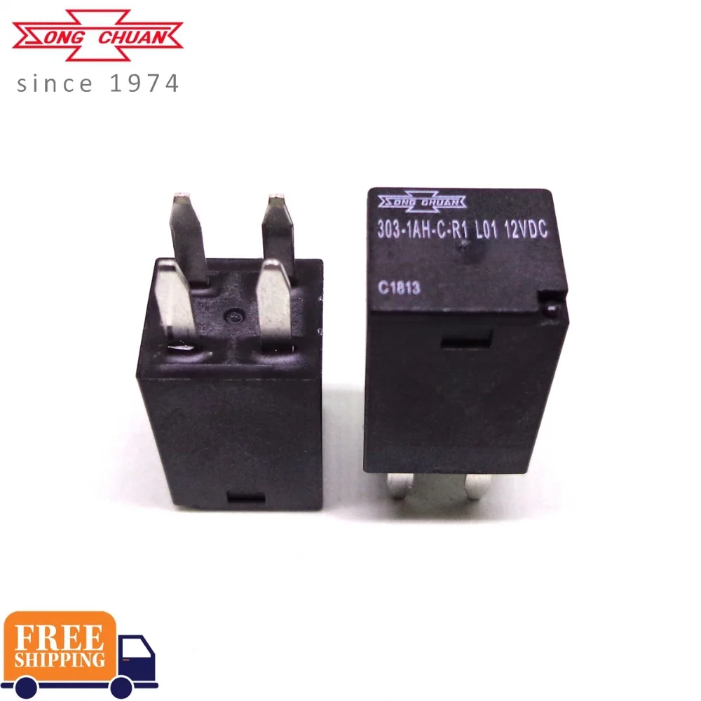 

SONGCHUAN RELAY 303-1AH-C-R1 12VDC 24VDC 20A Brand new and original relay