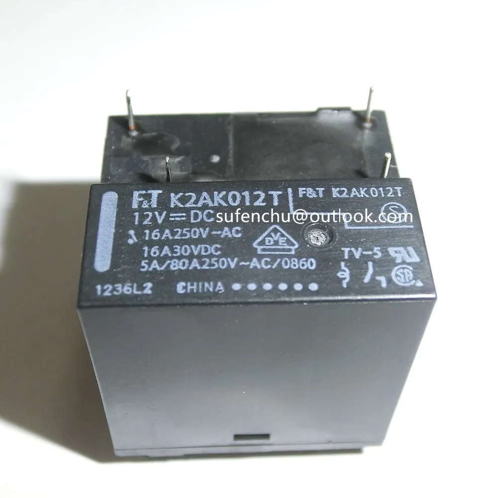 

FT K2AK012T FTR-K2AK012T 12V 12VDC 16A 250VAC 30VDC 4pin