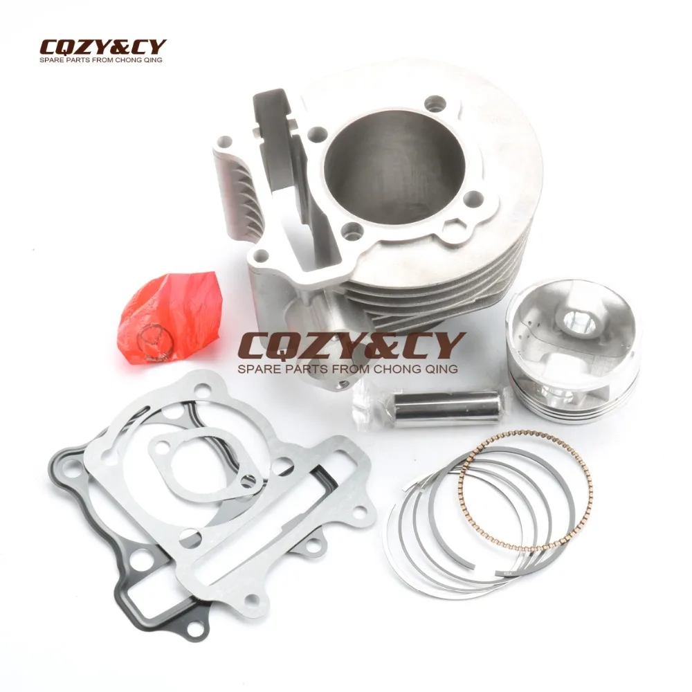 155cc EGR Cylinder Head Assembly & 58.5mm Big Bore Cylinder KIT for SCOOTERS 150cc GY6 157QMJ MOTOR