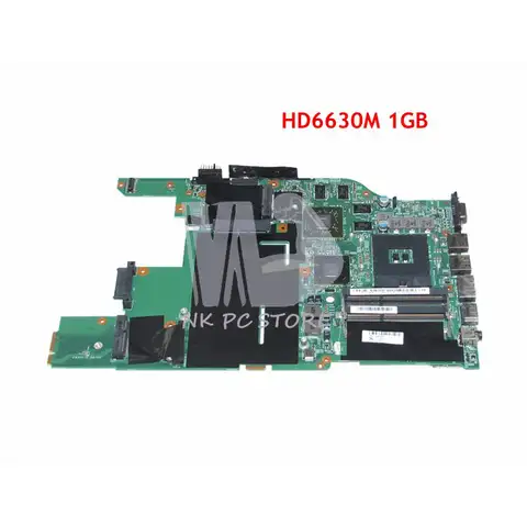 NOKOTION New For Lenovo E520 Laptop Motherboard 04W0466 04W0724 HM65 DDR3 HD6630M Video card 1GB