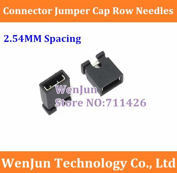 

Free Shipping 2.54 MM spacing Connector jumper cap ,2.54mm row needles short-circuit caps short circuit block