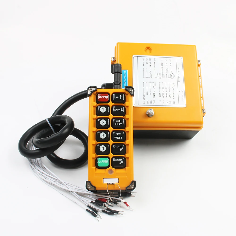 Industrial Wireless Radio remote controller switch F23-A++S 1 receiver+ 1 transmitter speed Hoist Crane Lift radio control Crane