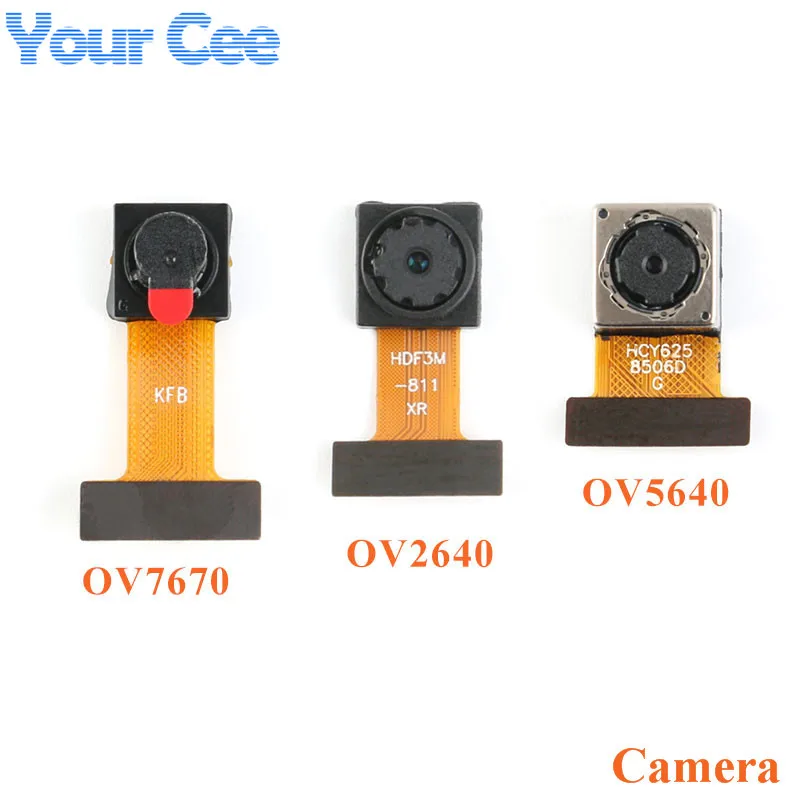 OV2640 OV7670 OV5640-AF Mini Camera Module CMOS Image Sensor 2 Million Pixel Wide Angle Camera Monitor Identification