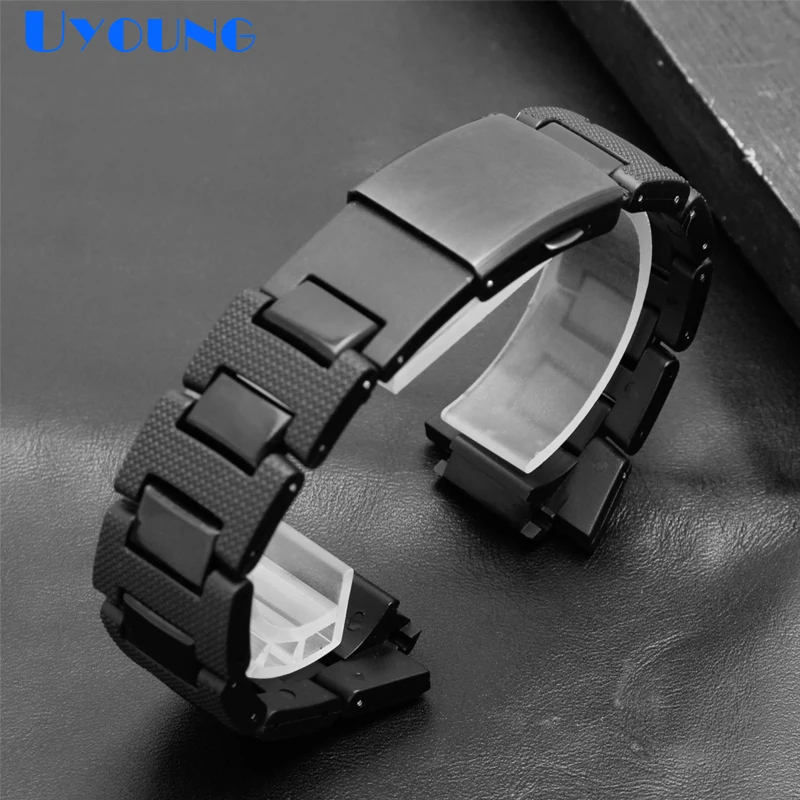 Plastic watchstrap Convex mouth bracelet 26*16mm watchband Steel Case Bumper for DW-6900/DW9600/DW5600/GW-M5610 watch band